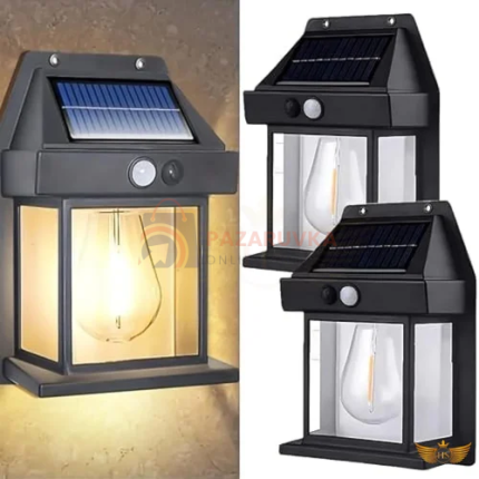 ВЪНШНА СОЛАРНА ЛАМПА СЪС СЕНЗОР ЗА ДВИЖЕНИЕ FLUXLAMP