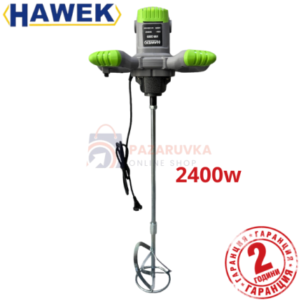 СТРОИТЕЛЕН МИКСЕР 2400W HAWEK
