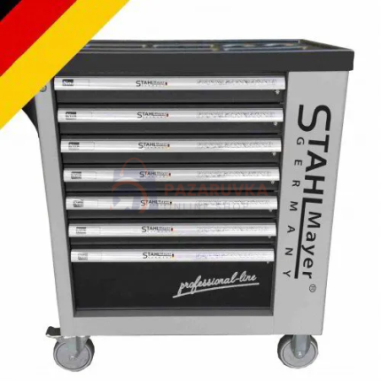 ШКАФ ЗА ИНСТРУМЕНТИ СЪС 7 ЧЕКМЕДЖЕТА – ПРАЗНИ STAHLMAYER