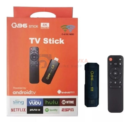 SMART TV ПРИСТАВКА Q96 TV-STICK 8GB С ANDROID 11.1