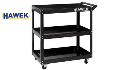 КОЛИЧКА ЗА ИНСТРУМЕНТИ С 3 РАФТА - ЧЕРНА HAWEK