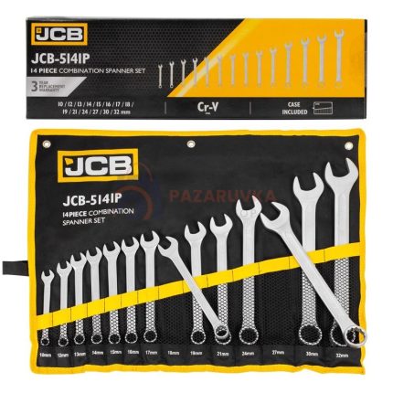 КОМПЛЕКТ ЗВЕЗДОГАЕЧНИ КЛЮЧОВЕ 10 - 32 ММ 14 ЧАСТИ JCB