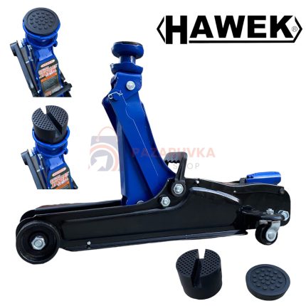 НИСКОПРОФИЛЕН КРИК КРОКОДИЛ 2.5 ТОНА 80 - 380 ММ HAWEK