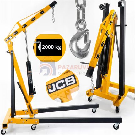 ХИДРАВЛИЧЕН, СГЪВАЕМ КРАН ЗА ДВИГАТЕЛИ ТИП ЖИРАФ 2 ТОНА JCB