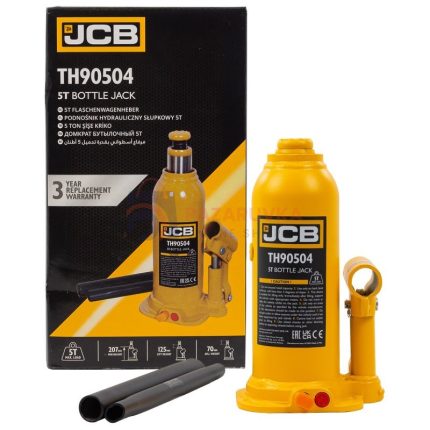 ХИДРАВЛИЧЕН КРИК ТИП БУТИЛКА 5 ТОНА JCB