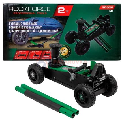 КРИК КРОКОДИЛ ОФРОУД С ДВЕ ПОМПИ 2 ТОНА 155 - 570 ММ ROCKFORCE