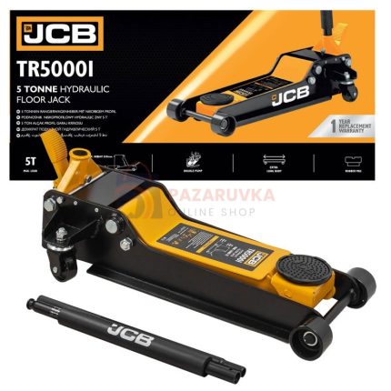 НИСКОПРОФИЛЕН КРИК КРОКОДИЛ 5 ТОНА С ДВЕ ПОМПИ И ПЕДАЛ 90 - 550 ММ JCB