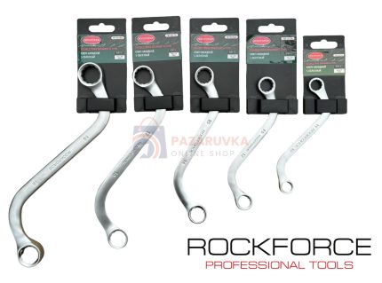 КОМПЛЕКТ ЗВЕЗДОГАЕЧНИ S-ОБРАЗНИ КЛЮЧОВЕ 5 ЧАСТИ ROCKFORCE