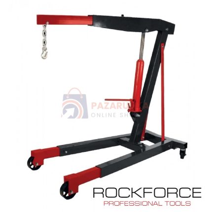 ХИДРАВЛИЧЕН, СГЪВАЕМ КРАН ЗА ДВИГАТЕЛИ ТИП ЖИРАФ 3 ТОНА ROCKFORCE