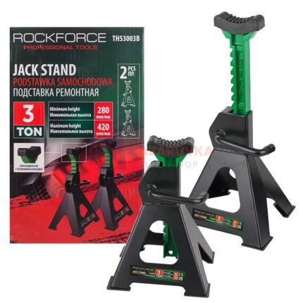 ПОДПОРНА СТОЙКА ЗА АВТОМОБИЛ ROCKFORCE , 3 Т - 2 БР. В КОМПЛЕКТ