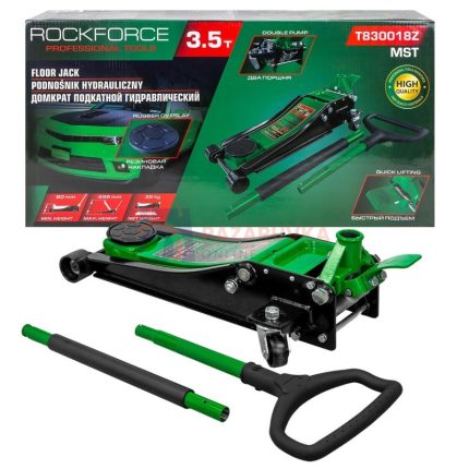 Нископрофилен крик 3,5 тона ROCKFORCE с педал за повдигане