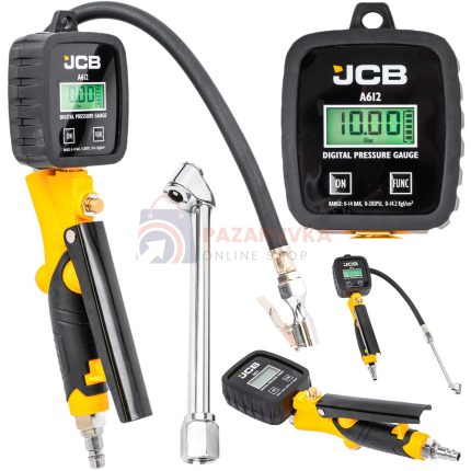 ПИСТОЛЕТ ЗА ПОМПАНЕ НА ГУМИ С ДИГИТАЛЕН МАНОМЕТЪР LCD ДИСПЛЕЙ 0-14 BAR JCB