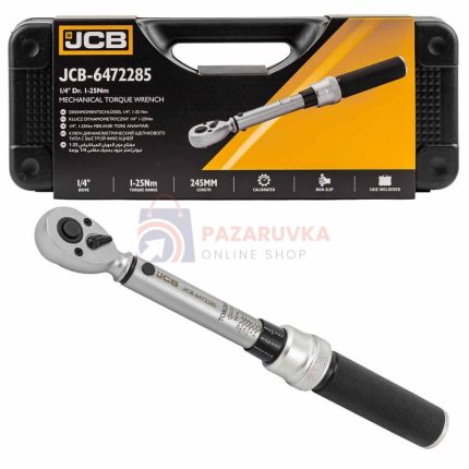 ДИНАМОМЕТРИЧЕН КЛЮЧ 1/4" 1 - 25 Nm JCB