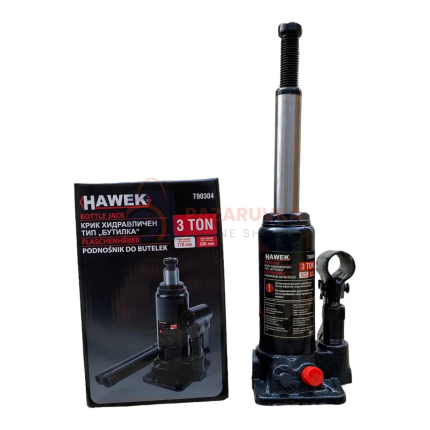 ХИДРАВЛИЧЕН КРИК ТИП БУТИЛКА 3 ТОНА HAWEK