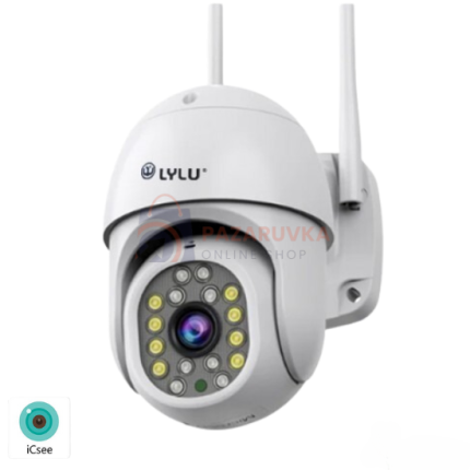 ВЪРТЯЩА КУПОЛНА WIFI КАМЕРА 6MP С 16 LED