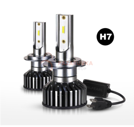 КОМПЛЕКТ 2 БР. H7 LED КРУШКИ С ВЕНТИЛАТОР И CANBUS - 8000LM