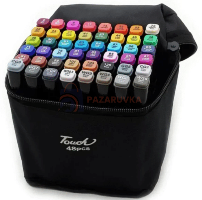 komplekt-ot-48-broya-dvuvarhi-markeri-s-ergonomichen-dizain-i-bezmirisno-mastilo