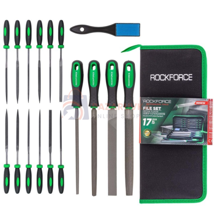 ПРОФЕСИОНАЛЕН КОМПЛЕКТ ПИЛИ ROCKFORCE – 17 ЧАСТИ