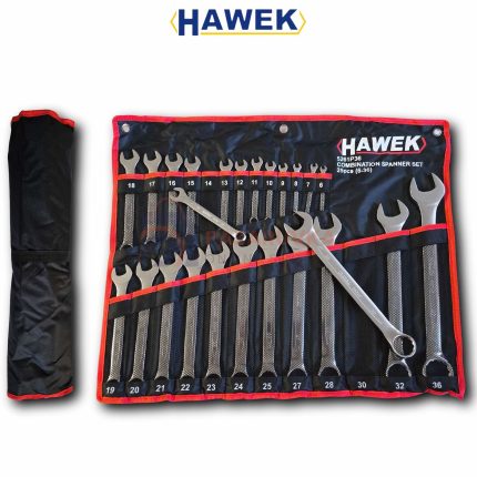 КОМПЛЕКТ ОТ ЗВЕЗДОГАЕЧНИ КЛЮЧОВЕ HAWEK 6-36 ММ  25 ЧАСТИ – ПРЕМИУМ ИЗБОР ЗА ПРОФЕСИОНАЛНА УПОТРЕБА