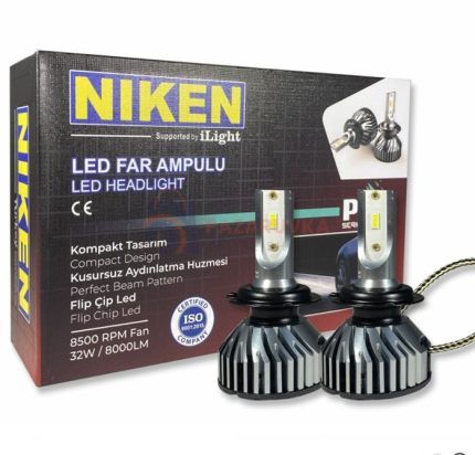 ПРОФЕСИОНАЛНА LED КРУШКА NIKEN H7 ПРО – 200% ПОВЕЧЕ СВЕТЛИНА