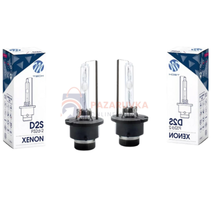 КОМПЛЕКТ 2БР КСЕНОНОВИ КРУШКИ M-TECH D2S 35W 6000K