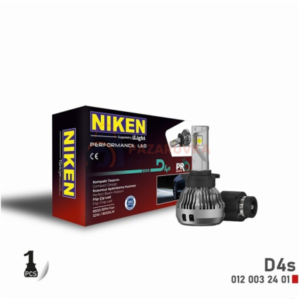 ПРОФЕСИОНАЛНА LED КРУШКА NIKEN D4S – 200% ПОВЕЧЕ СВЕТЛИНА