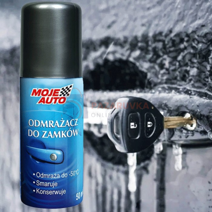 СПРЕЙ ЗА РАЗМРАЗЯВАНЕ НА КЛЮЧАЛКИ - MOJE AUTO