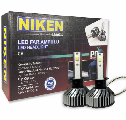 ПРОФЕСИОНАЛНА LED КРУШКА NIKEN H1 – 200% ПОВЕЧЕ СВЕТЛИНА