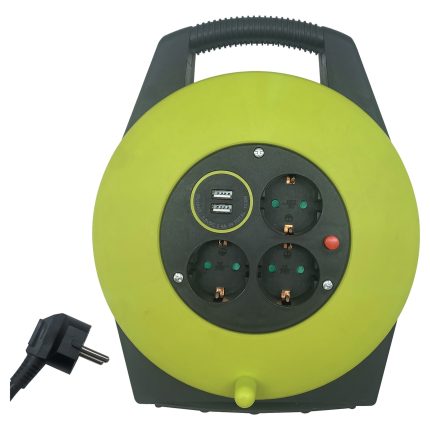 ЕЛЕКТРИЧЕСКА МАКАРА KONEKTO KN41094 – 10 М, 3200 W, С USB