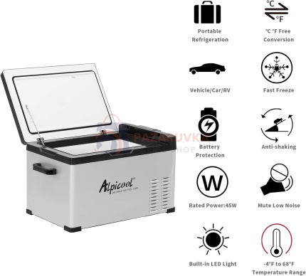 ALPICOOL 30L ПОРТАТИВЕН КОМПРЕСОРЕН ХЛАДИЛНИК