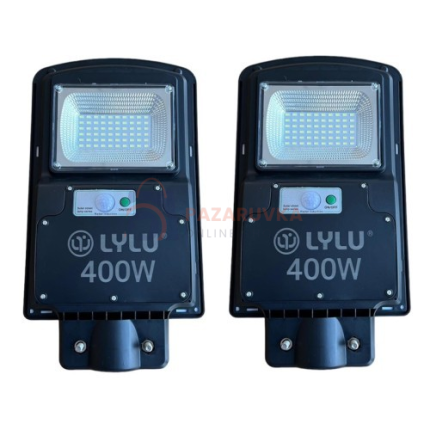 СОЛАРНА LED ЛАМПА LYLU 400W 2 БРОЯ