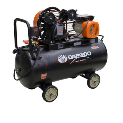 ЕЛЕКТРИЧЕСКИ БУТАЛЕН РЕМЪЧЕН КОМПРЕСОР DAEWOO DAAC 100C V TYPE, 2 К.С., 100 Л, 8 БАРА