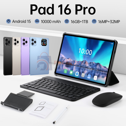 ТАБЛЕТ + ПЪЛЕН КОМПЛЕКТ АКСЕСОАРИ – ANDROID 15, 16GB RAM