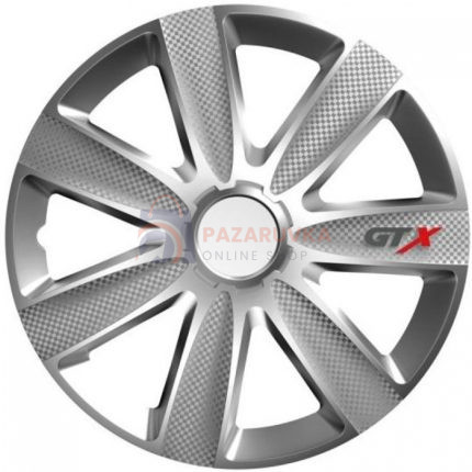 ТАСОВЕ ЗА ДЖАНТИ VERSACO CARBON GTX 15" – SILVER – МОДЕЛ 56056