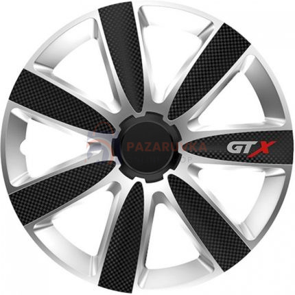 Тасове за джанти 14'' Versaco Carbon GTX - Black / Silver