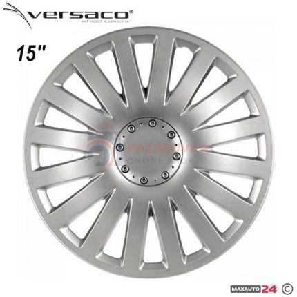 ТАСОВЕ ЗА ДЖАНТИ 15" VERSACO SMART SILVER – КОМПЛЕКТ 4 БРОЯ