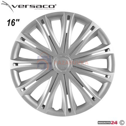 ТАСОВЕ ЗА ДЖАНТИ 16" VERSACO SPARK SILVER – КОМПЛЕКТ 4 БРОЯ