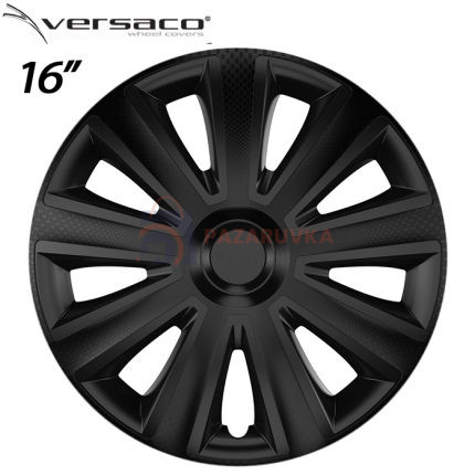 ТАСОВЕ ЗА ДЖАНТИ 16" VERSACO CARBON AVIATOR BLACK – КОМПЛЕКТ 4 БРОЯ