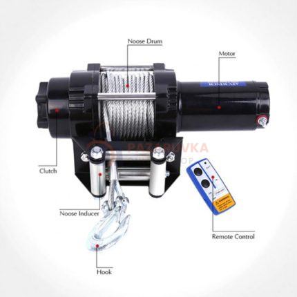 ЕЛЕКТРИЧЕСКА ЛЕБЕДКА 12V – 2500 КГ (5500 LBS)