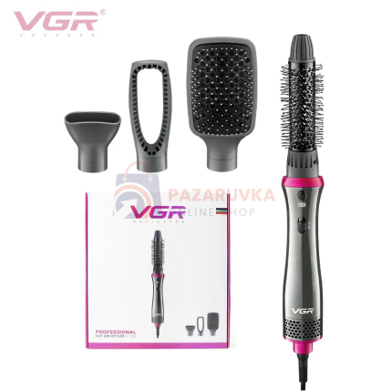 VGR 4 В 1 КОМПЛЕКТ ЗА КОСА – НАКЪДРЯНЕ, ИЗПРАВЯНЕ, ИЗСУШАВАНЕ И ОФОРМЯНЕ
