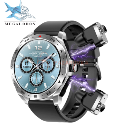 MEGALODON SMART WATCH 3 В 1 СЪС СЛУШАЛКИ – 1.52″ IPS HD, IP67, ФИТНЕС ТРАКЕР
