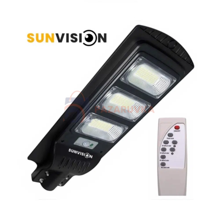 СОЛАРНА ЛАМПА 1350W SUNVISION – МОЩНО УЛИЧНО ОСВЕТЛЕНИЕ БЕЗ КАБЕЛИ