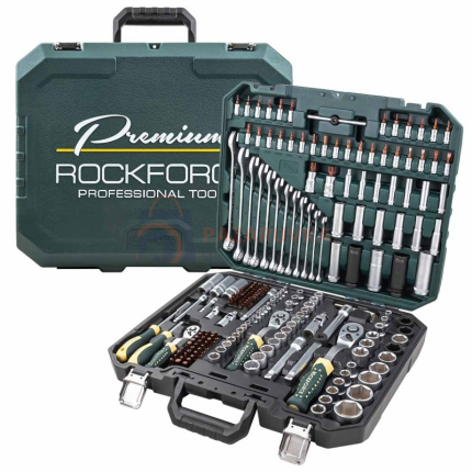 КОМПЛЕКТ ИНСТРУМЕНТИ ROCKFORCE PREMIUM – 216 ЧАСТИ