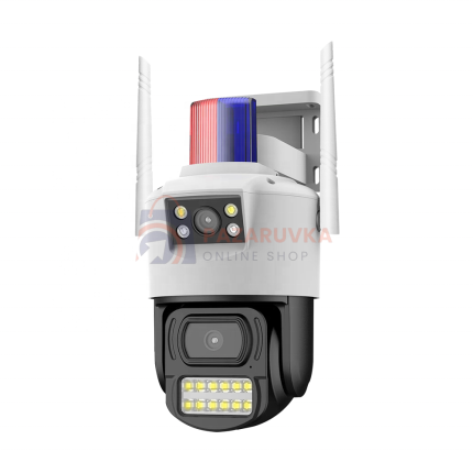 ВЪНШНА WIFI AI КАМЕРА С ДВА ОБЕКТИВА – 16MP, PTZ, ЦВЕТНО НОЩНО ВИЖДАНЕ