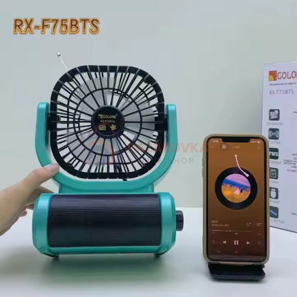 GOLON RX-F75BTS – МУЛТИФУНКЦИОНАЛНО FM РАДИО С BLUETOOTH, ВЕНТИЛАТОР И СОЛАРНО ЗАРЕЖДАНЕ