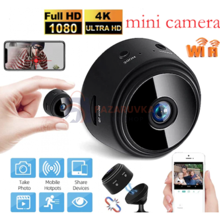 A9 HD WIFI МИНИ ШПИОНСКА КАМЕРА – 1080P, НОЩНО ВИЖДАНЕ И ДЕТЕКЦИЯ НА ДВИЖЕНИЕ