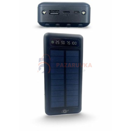 L✮Star SL-22 – ПРЕНОСИМО ЗАРЯДНО 4в1 С ВГРАДЕНИ КАБЕЛИ 20000mAh – ЧЕРЕН