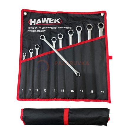 УДЪЛЖЕНИ КЛЮЧОВЕ ПРАВИ ЛУЛИ С ТРЕСЧОТКА HAWEK 51022RW (8–19 ММ)