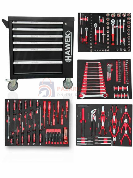 ШКАФ С ИНСТРУМЕНТИ HAWEK – 6 ЧЕКМЕДЖЕТА, МОДЕЛ HW-2055