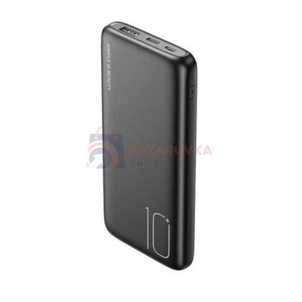 XO PR182 ПРЕНОСИМО ЗАРЯДНО POWER BANK 10,000mAh – 1xUSB-C / 1xUSB – ЧЕРЕН
